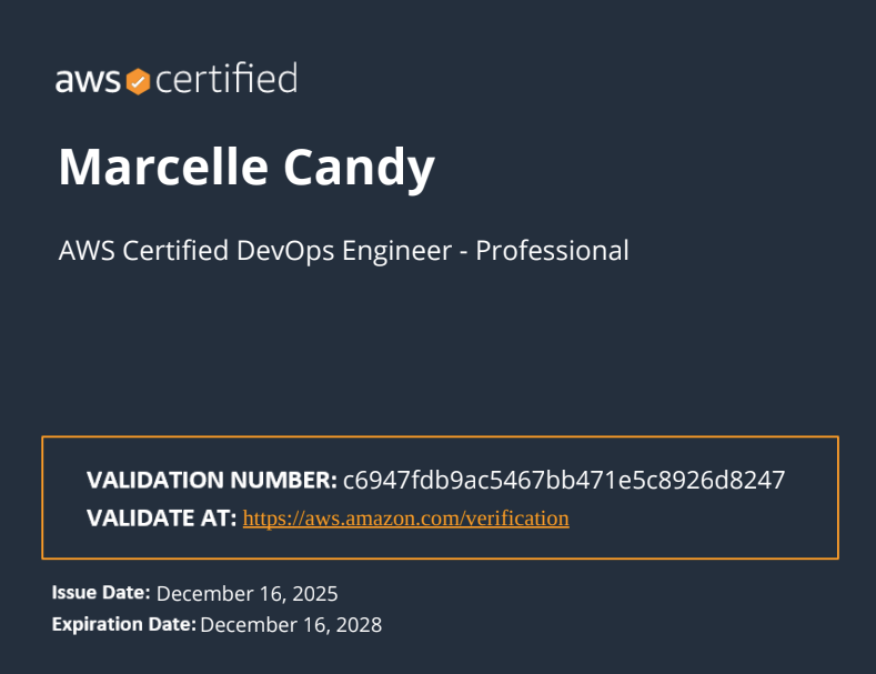 AWS Certified DevOps Engineer – Professional